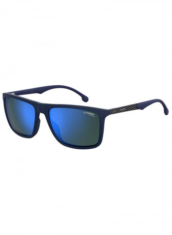 Men's Rectangular Frame Sunglasses - Lens Size: 57 mm