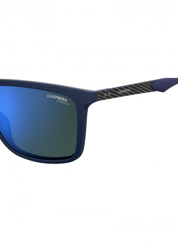 Men's Rectangular Frame Sunglasses - Lens Size: 57 mm
