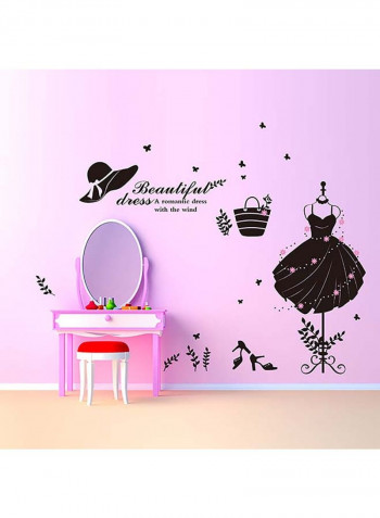 Self-Adhesive Printed Wallpaper Black 70x50centimeter