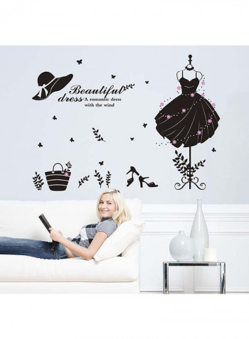 Self-Adhesive Printed Wallpaper Black 70x50centimeter