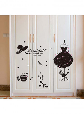 Self-Adhesive Printed Wallpaper Black 70x50centimeter
