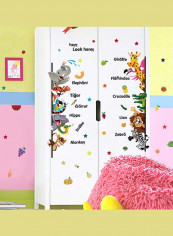 Creative Design Removable Wall Sticker Multicolour 70x50centimeter