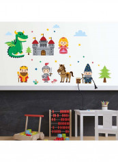 Dinosaur Pattern Wall Sticker Multicolour 70x50centimeter