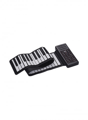 Multifunction Electric 61 Keys Hand Roll Up Flexible Silicone Piano