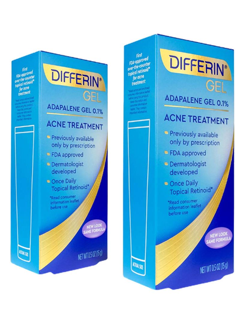 Pack Of 2 Adapalene Acne Treatment Gel 2 x 0.5ounce