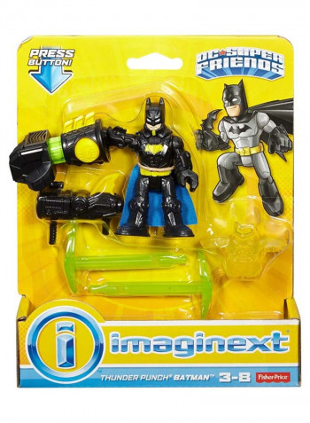 4-Piece Thunder Punch Batman Action Figure Set DFX89