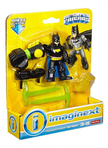 4-Piece Thunder Punch Batman Action Figure Set DFX89