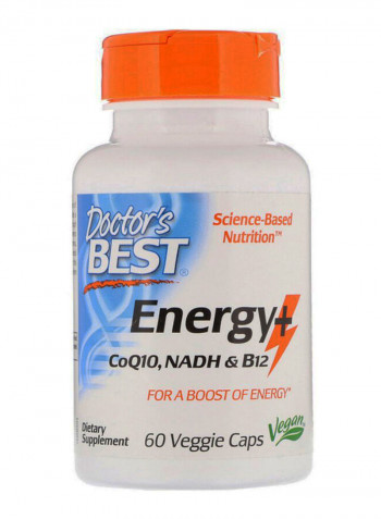 Energy Plus CoQ10 And NADH - 60 Capsules