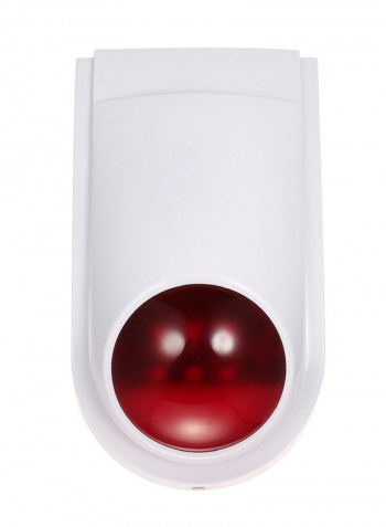 Wireless IP HD Waterproof Surveillance Camera White/Red