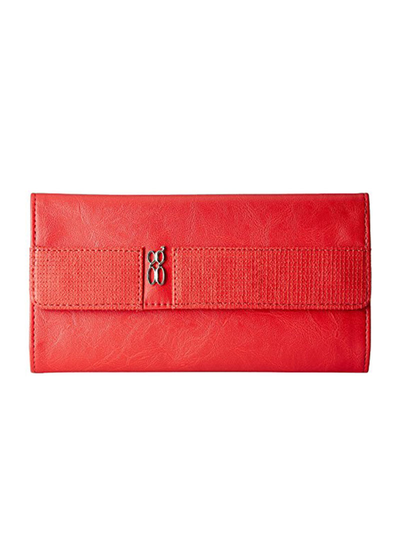 Polyester Blend Wallet 2076891 Red