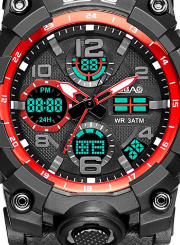Men's Analog+Digital Electronic Round Watch 2402
