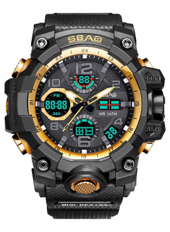 Men's Analog+Digital Electronic Round Watch 2406
