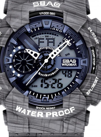 Men's Analog+Digital Electronic Round Watch 2418