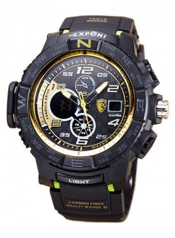 Men's Chronograph Electronic Round Watch 2455