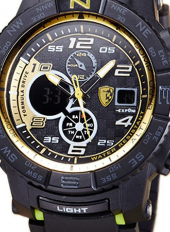 Men's Chronograph Electronic Round Watch 2455