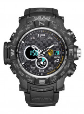 Men's Chronograph Electronic Waterproof Round Watch 2449