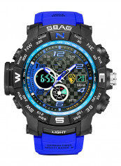 Men's Chronograph Electronic Waterproof Round Watch 2451