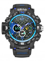 Men's Chronograph Electronic Waterproof Round Watch 2453