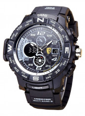 Men's Chronograph Electronic Waterproof Round Watch 2452