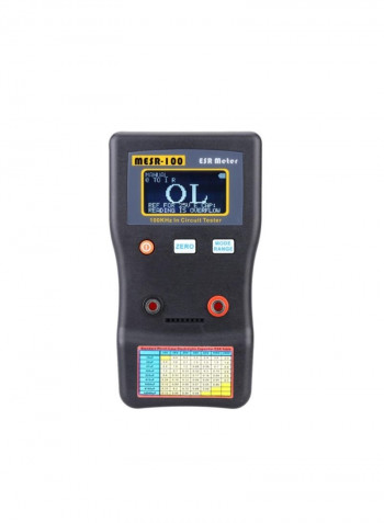 Capacitor Circuit Tester Black/Orange 14.5x8x3centimeter