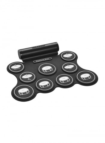 Portable Stereo Digital Electronic Roll-Up Drum