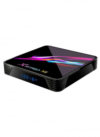 X88 Pro X3 Smart Android TV Set Top Box With Remote Control V7491EU-64G Multicolour