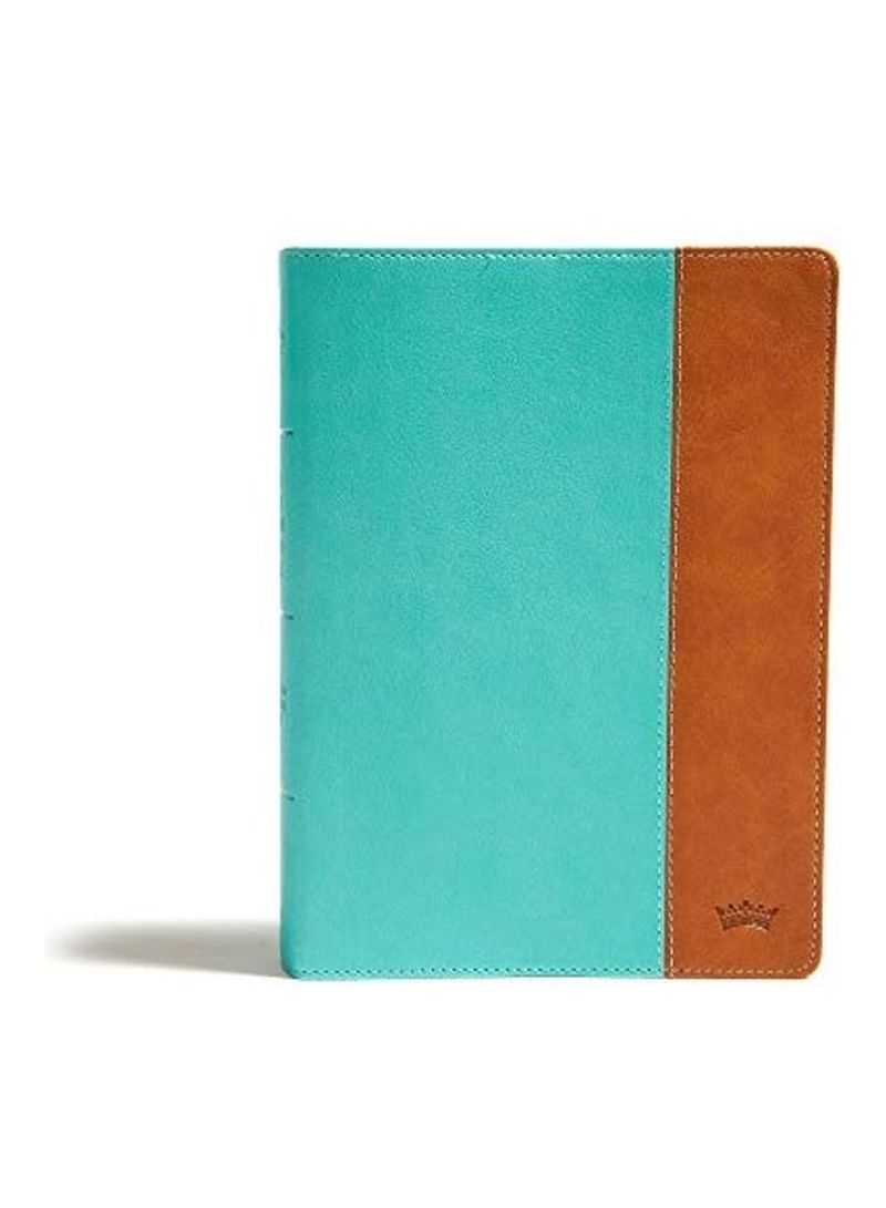 CSB Tony Evans Study Bible, Teal/Earth Leathertouch, Indexed Hardcover