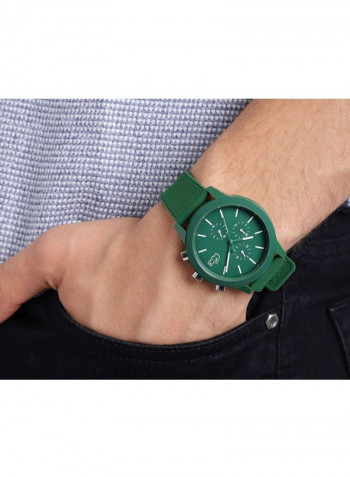 Men's Lacoste.12.12 Silicone Analog Wrist Watch 2010973