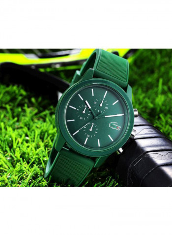 Men's Lacoste.12.12 Silicone Analog Wrist Watch 2010973