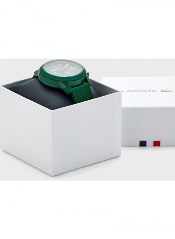 Men's Lacoste.12.12 Silicone Analog Wrist Watch 2010973