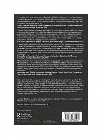 Argument As Dialogue Across Difference: Engaging Youth In Public Literacies Paperback