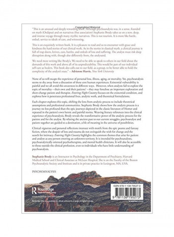 Entering Night Country: Psychoanalytic Reflections On Loss And Resilience Paperback