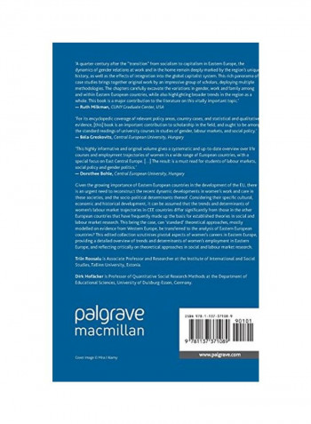 Rethinking Gender, Work And Care In A New Europe Hardcover 1