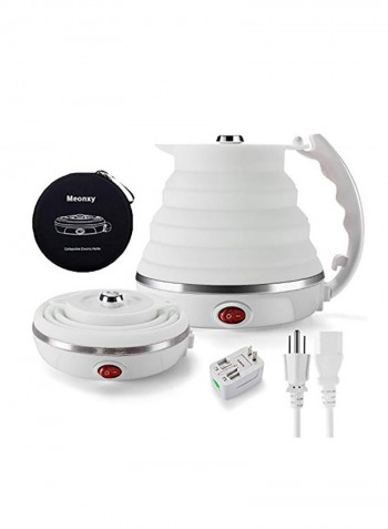 Travel Foldable Electric Kettle 555 مل 700 وات 00502BAUXXB07XGF7HP أبيض