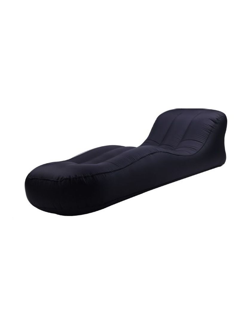 Portable Inflatable Single Outdoor Sofa Black