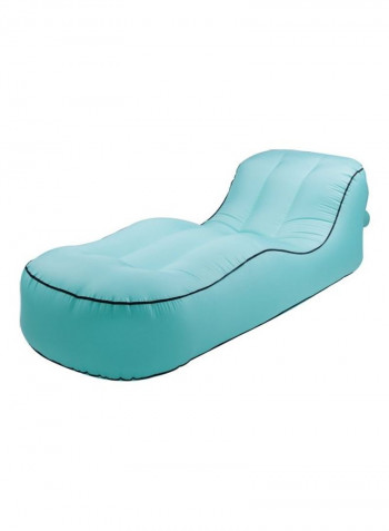 Portable Inflatable Single Outdoor Sofa Lake Green