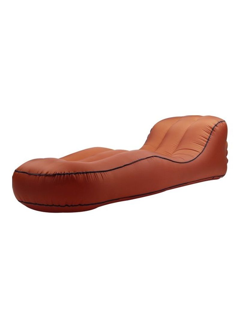 Portable Inflatable Single Outdoor Sofa Orange