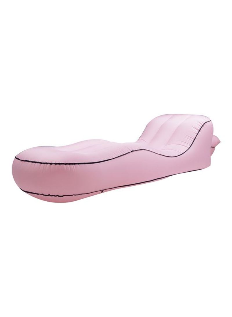 Portable Inflatable Single Outdoor Sofa Pink