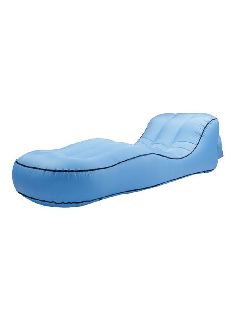 Portable Inflatable Single Outdoor  Sofa Sky Blue