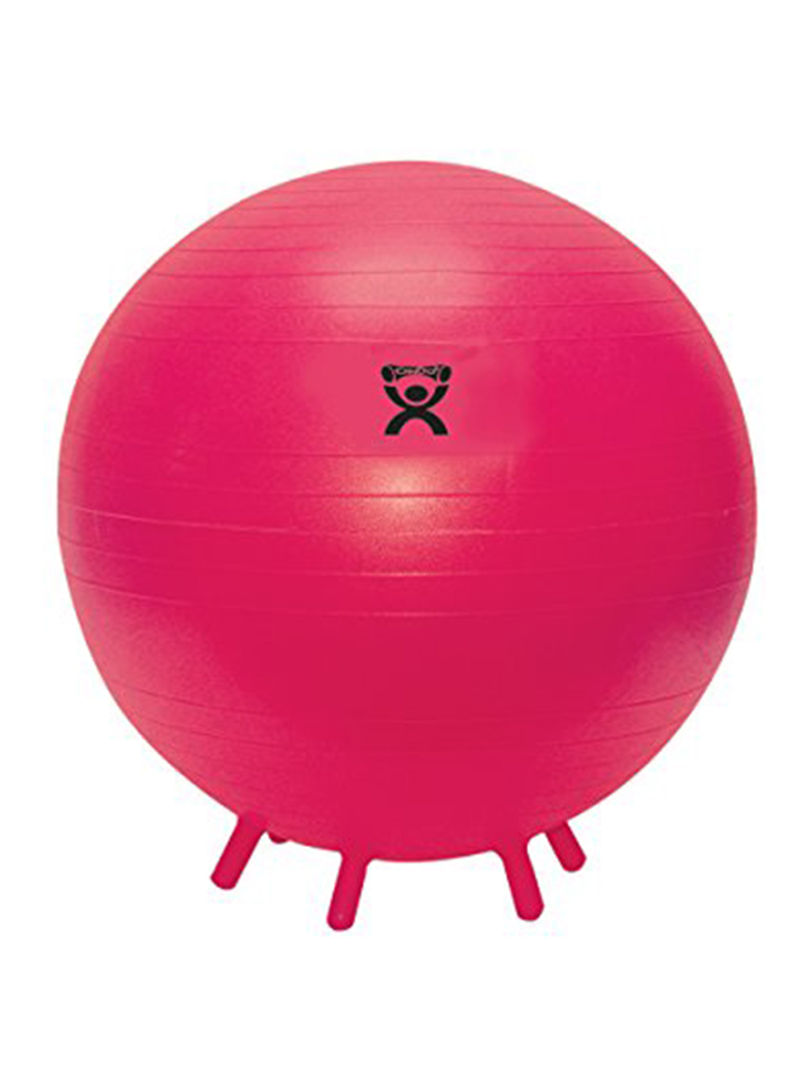 Nonslip Inflatable Exercise Ball With Stability Feet 30X30X30inch