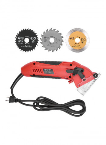 4-In-1 Mini Circular Saw Kit Red