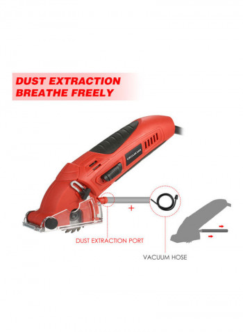 4-In-1 Mini Circular Saw Kit Red