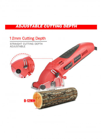 4-In-1 Mini Circular Saw Kit Red