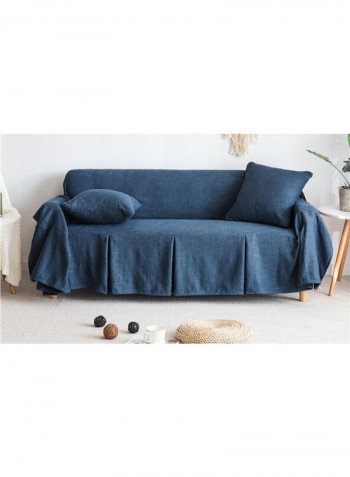 Modern Style Sofa Slipcover Blue 200-360centimeter