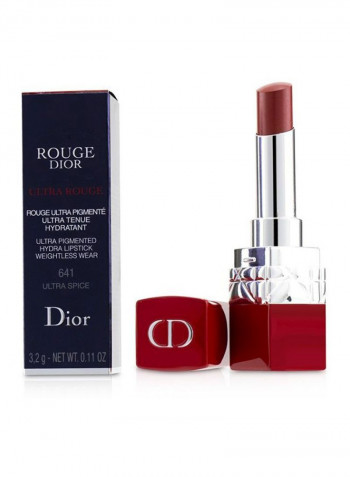 Rouge Dior Ultra Rouge Matte Lipstick 641 Ultra Spice