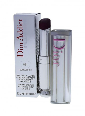Addict Stellar Shine Lipstick 881 Bohemienne Purple