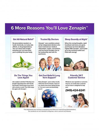 Zenapin Dietary Supplement  - 60 Capsules