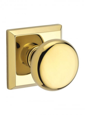 Half Dummy Round Door Knob Gold 5.2x5.2x3.2inch