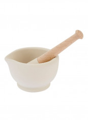Pestle And Mortar Set Off-White/Beige 11.5x7.4centimeter