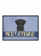 Labrador Welcome Indoor/Outdoor Mat Multicolour 11 x 14inch